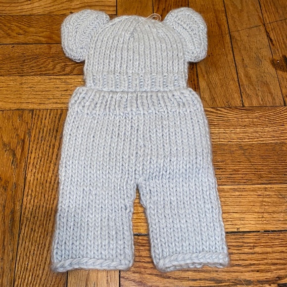 Newborn handknit Set 0-3m 2Pc. - Picture 3 of 4